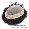 Men’s Afro-Curly Toupee for Black Men, 5–6-Inch Indian Remy Human Hair view 4