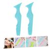 2 Reusable Silicone Eyeliner Stencils with Handles view 3