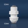 REIUAFWYGV 1/4" to 3/8" Tube OD Reducer Bulkhead POM Quick-Fit Connector for Aquarium Water Purifier and RO Filter Systems view 2