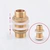 VWWJCCRO Brass 1/2" and 3/4" Male Full-Nipple Threaded Tank Connection Plate, DN8–60 mm view 3
