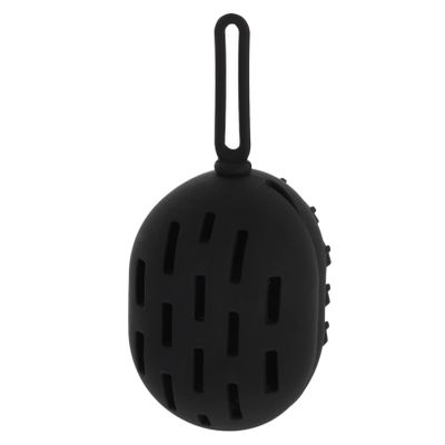 Black Silicone Makeup Sponge Case for Travel and Home