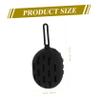 Black Silicone Makeup Sponge Case for Travel and Home view 2