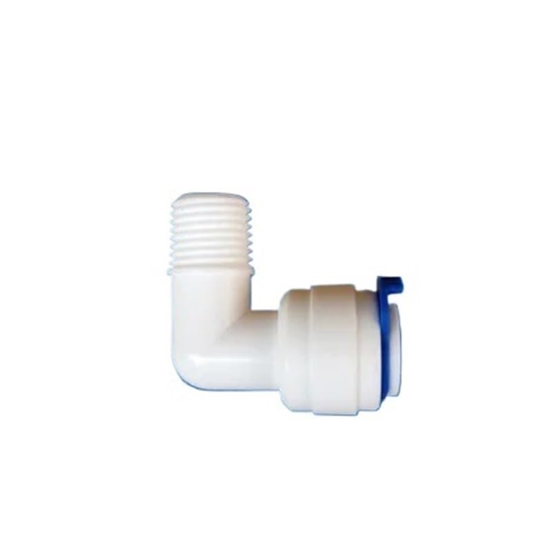 DSZUJTYROP Elbow Coupling Connector, 1/4 in BSP to 9.52 mm Tube