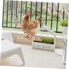 Sosoport Wooden Chicken Swing with Climbing Ladder for Hens and Roosters, Random Color view 3