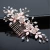 GOOPEEG Women's Pearl and Crystal Hair Side Comb view 4