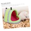 Yardwe Winter-Warm Cotton Hamster House, Removable Cozy Nest for Dwarf Hamsters and Small Pets view 2