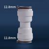 VWWJCCRO 3/8" 1/2" OD x 3/8" Tube POM Quick-Fitting Straight Elbow Tee Connector, 12.7 mm–12.7 mm view 2