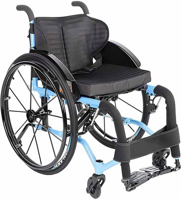 Foldable Lightweight Active Wheelchair, Extra-Narrow Travel Wheelchair, 2.36 cm Seat Width (Color: A, Size: 38 cm Seat Width)