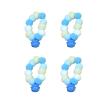 YHAILI Soft Pet Collars with Colorful Pom Poms and Bells, Adjustable, Cat Collar Set for Festival, Holiday, Party, Cat Jewelry, 4 Pieces view 1