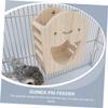 Cage Feeder Rack for Rabbits and Chinchillas, Stainless Steel view 2