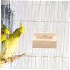 Wooden Food Bowl for Hamsters and Other Small Pets, Beige view 4