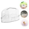 BESPORTBLE Transparent Hamster Bath Box with Sand, Hideout and Toy for Guinea Pigs and Rats view 2