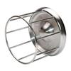 Yardwe Stainless Steel Turtle Food Bowl for Reptiles, Round, Silver view 1