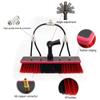 Window Cleaning Pole Set with Water Feed, 3 x 12 m, Extendable Pole, 30 cm Brush Head, 5 m Hose Included view 2