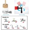 Window Cleaning Pole Set with Water Feed, 3 x 12 m, Extendable Pole, 30 cm Brush Head, 5 m Hose Included view 4