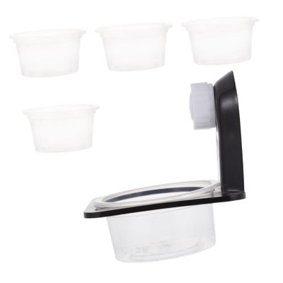 Yardwe Lightweight Plastic Reptile Feeding Bowl