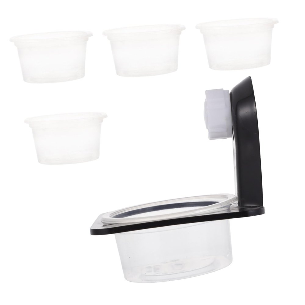Yardwe Lightweight Plastic Reptile Feeding Bowl