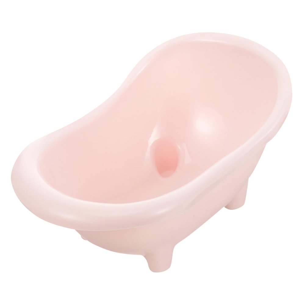 Yardwe Pink Plastic Hamster Bath for Small Animals, Durable