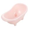 Yardwe Pink Plastic Hamster Bath for Small Animals, Durable view 1