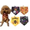 4-Pack Halloween Dog Bandanas, Ghost Halloween Party Pet Accessories for Small to Medium Dogs view 1