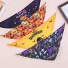 4-Pack Halloween Dog Bandanas, Ghost Halloween Party Pet Accessories for Small to Medium Dogs view 3