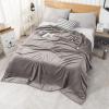 Large Soft Fleece Throw Blanket, Cozy Plush Blanket for Bed, Sofa, Armchair, Chair, and Home Décor, Bean Paste, 127 x 152 cm view 2