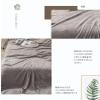 Large Soft Fleece Throw Blanket, Cozy Plush Blanket for Bed, Sofa, Armchair, Chair, and Home Décor, Bean Paste, 127 x 152 cm view 3