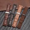 QTYQWC 23 mm Genuine Calf Leather Watch Band with Steel Clasp, Compatible with Swatch Irony YOS440, 449, 448, 401G view 3