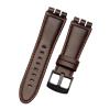 QTYQWC 23 mm Genuine Calf Leather Watch Band with Steel Clasp, Compatible with Swatch Irony YOS440, 449, 448, 401G view 4