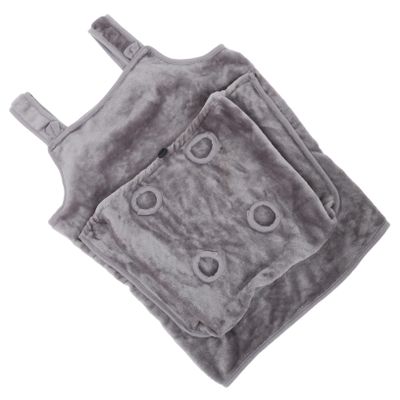 Supvox Foldable Cat Carrier with Plush Sleeping Bag Apron, Comfortable and Warm, with Openings and Drawstring Bag