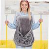 Supvox Foldable Cat Carrier with Plush Sleeping Bag Apron, Comfortable and Warm, with Openings and Drawstring Bag view 2