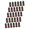 Baluue 30-Piece Portable Makeup Brush Set with Black Fiber Bristles view 1