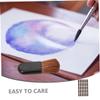 Baluue 30-Piece Portable Makeup Brush Set with Black Fiber Bristles view 3