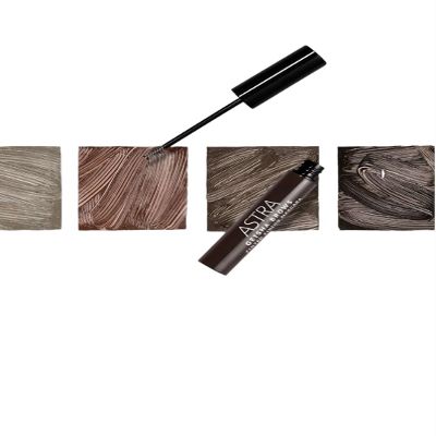 Astra Geisha Brows Tinted Fixing Mascara, Eyebrow Mascara (04 Brnette)