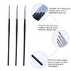 Baluue 5-Piece Eyeliner and Lip Brush Set, Black Fiber, for Professional Beauty Use at Home or in Salons, Assorted Style view 3