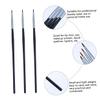 Baluue 5-Piece Eyeliner and Lip Brush Set, Black Fiber, for Professional Beauty Use at Home or in Salons, Assorted Style view 4