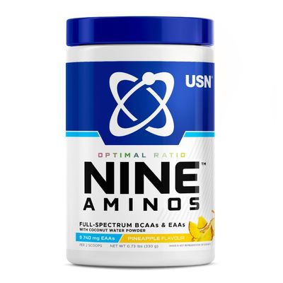 USN Nine Aminos (330 g), Pineapple – Amino Acid Mix