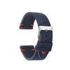 QTYQWC Genuine Suede Vintage-Style Handmade Velvet Watch Band, 18 mm, 20 mm, 22 mm, 24 mm Replacement Strap view 1