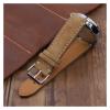 QTYQWC Genuine Suede Vintage-Style Handmade Velvet Watch Band, 18 mm, 20 mm, 22 mm, 24 mm Replacement Strap view 2