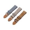 QTYQWC Genuine Suede Vintage-Style Handmade Velvet Watch Band, 18 mm, 20 mm, 22 mm, 24 mm Replacement Strap view 3