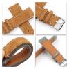 QTYQWC Genuine Suede Vintage-Style Handmade Velvet Watch Band, 18 mm, 20 mm, 22 mm, 24 mm Replacement Strap view 4