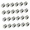 GALPADA 24 Pcs Shoe Accessories Alloy Owl Lace Charms Silver view 1
