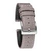 QTYQWC Gray Canvas Watch Straps, Quick-Release, 2-Piece, 18 mm/20 mm/22 mm view 2
