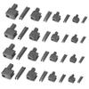 Lurrose Metal Zipper Repair Kit - 16 Pieces view 1