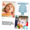 JOINPAYA Waterproof Long-Sleeved Children's Bib, Polyester, Blue view 2