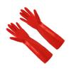 Latex Dishwashing Gloves, 1 Pair, Red Household Gloves view 1