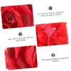 Healeved Red Rose Hair Clip for Women and Brides view 3