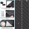 Magnetic Thermal Door Curtain, Windproof Insulated Winter Curtain, 110 × 220 cm view 2