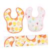 UPKOCH 2-Pack Sleeveless EVA Bibs, Comfortable and Reversible, for Toddlers and Babies view 3