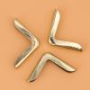 ANKROYU 50-Piece Brass-Gold Metal Corner Protectors, 2.2 mm view 2